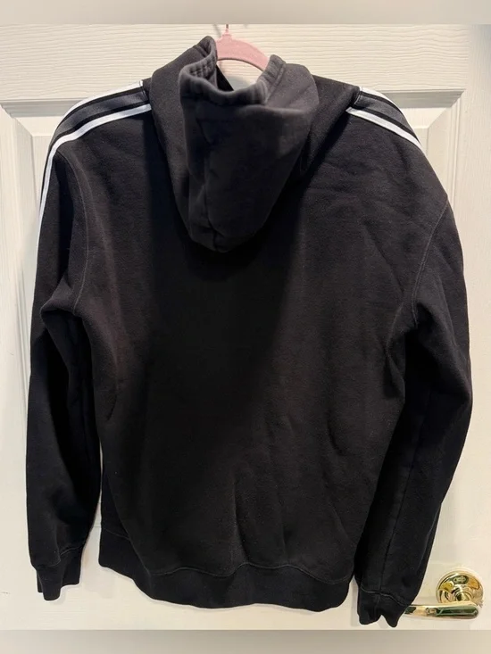 Champion Script Logo Hoodie Men’s Large Black Streetwear Essential Y2K - Picture 8 of 11